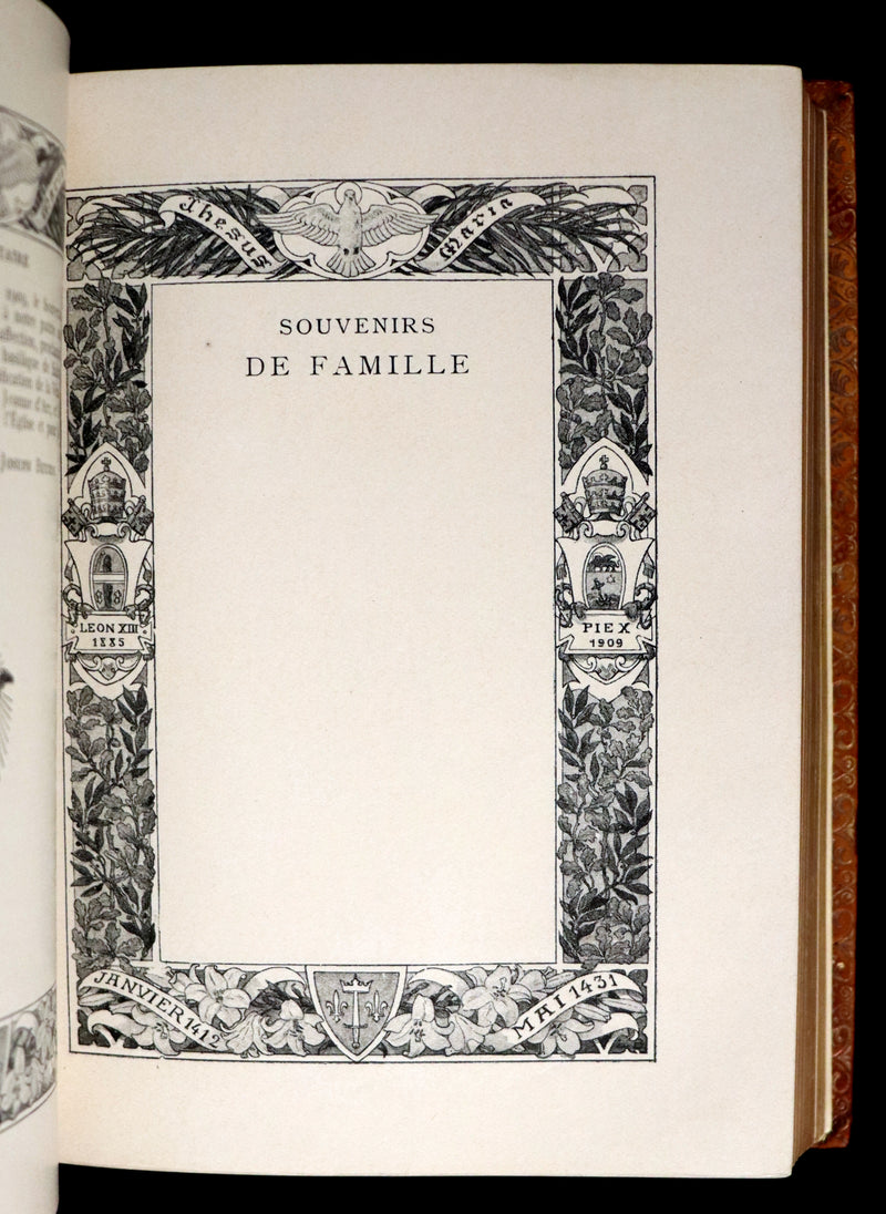 1910 Rare French Book - Missal of Saint JOAN OF ARC - Missel de SAINTE JEANNE D'ARC.