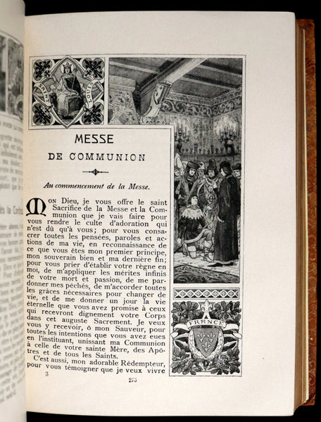 1910 Rare French Book - Missal of Saint JOAN OF ARC - Missel de SAINTE JEANNE D'ARC.