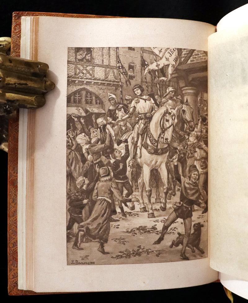 1910 Rare French Book - Missal of Saint JOAN OF ARC - Missel de SAINTE JEANNE D'ARC.