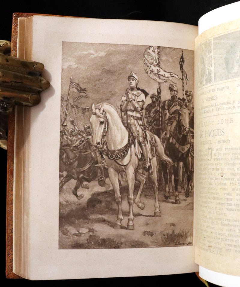 1910 Rare French Book - Missal of Saint JOAN OF ARC - Missel de SAINTE JEANNE D'ARC.