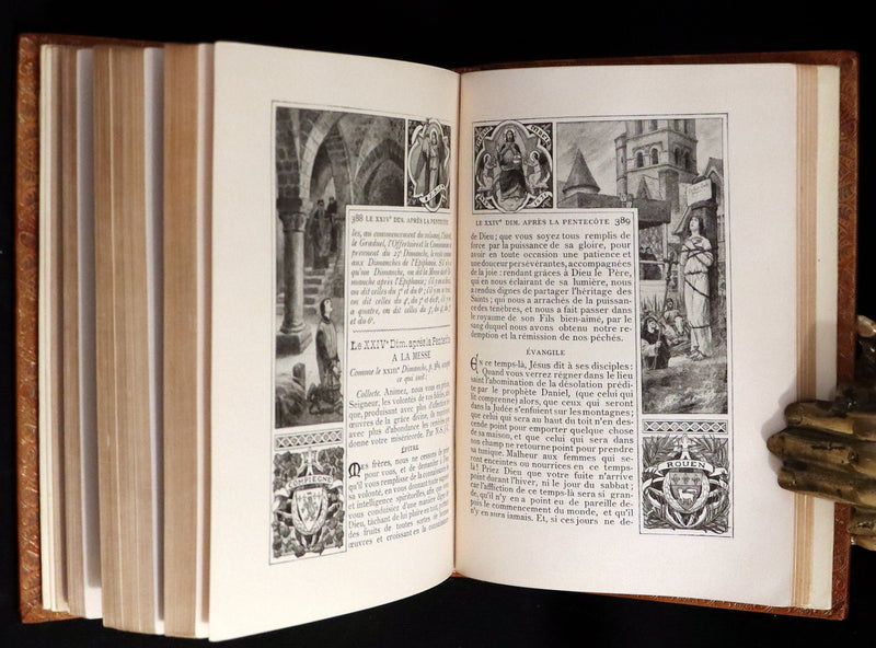 1910 Rare French Book - Missal of Saint JOAN OF ARC - Missel de SAINTE JEANNE D'ARC.