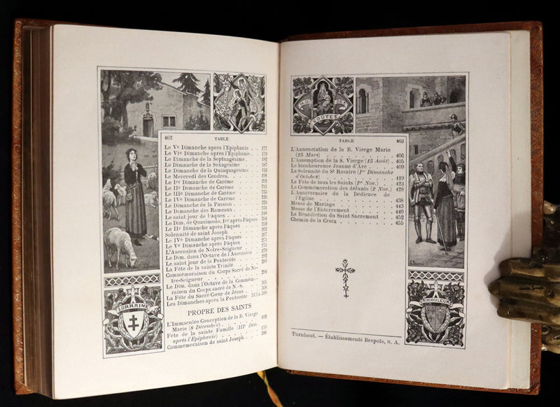 1910 Rare French Book - Missal of Saint JOAN OF ARC - Missel de SAINTE JEANNE D'ARC.
