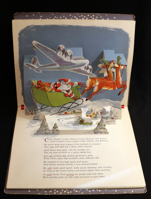 1950 Rare Pop-Up Edition - RUDOLPH The Red-Nosed Reindeer by Robert L. May, Illustrated by Marion Guild.