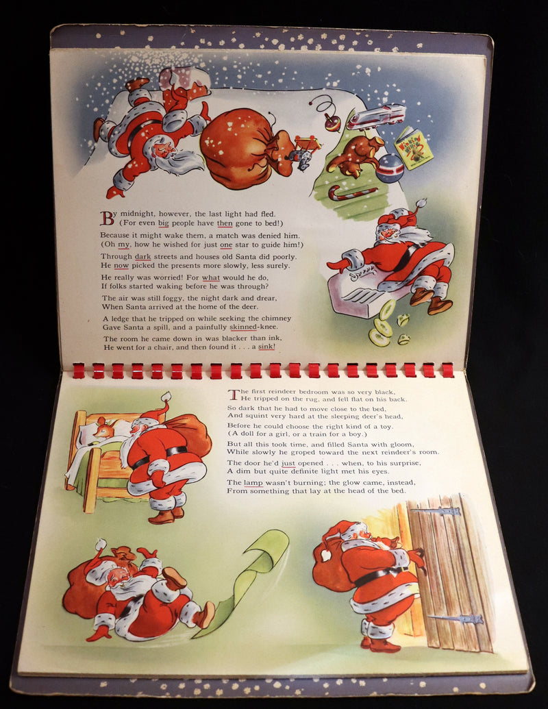 1950 Rare Pop-Up Edition - RUDOLPH The Red-Nosed Reindeer by Robert L. May, Illustrated by Marion Guild.