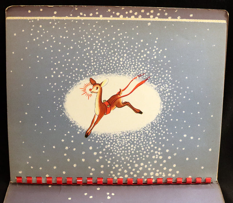 1950 Rare Pop-Up Edition - RUDOLPH The Red-Nosed Reindeer by Robert L. May, Illustrated by Marion Guild.