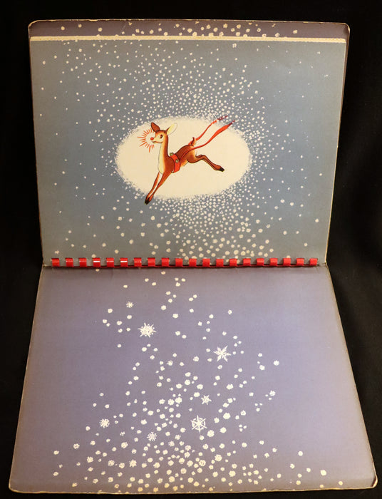 1950 Rare Pop-Up Edition - RUDOLPH The Red-Nosed Reindeer by Robert L. May, Illustrated by Marion Guild.