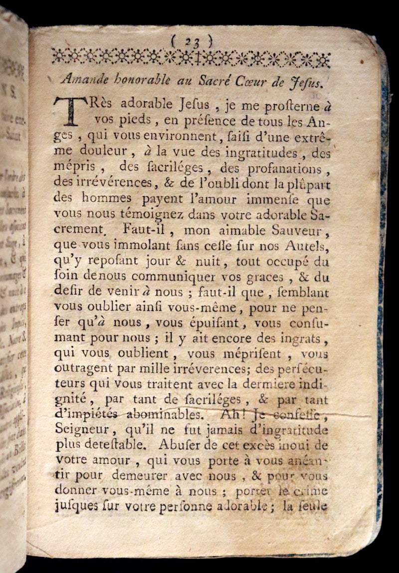 1776 Scarce First Book printed in Montreal - Mesplet Reglement de la Confrerie de l'Adoration Perpetuelle du S. Sacrement et de la Bonne Mort.