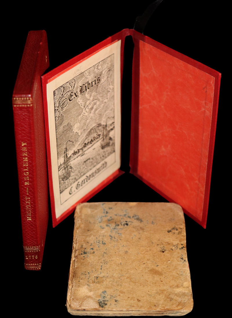 1776 Scarce First Book printed in Montreal - Mesplet Reglement de la Confrerie de l'Adoration Perpetuelle du S. Sacrement et de la Bonne Mort.