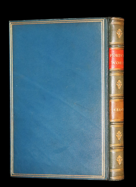 1929 Beautiful Book bound by Riviere & Son - The Poetical Works of John Keats. Ode on Melancholy.