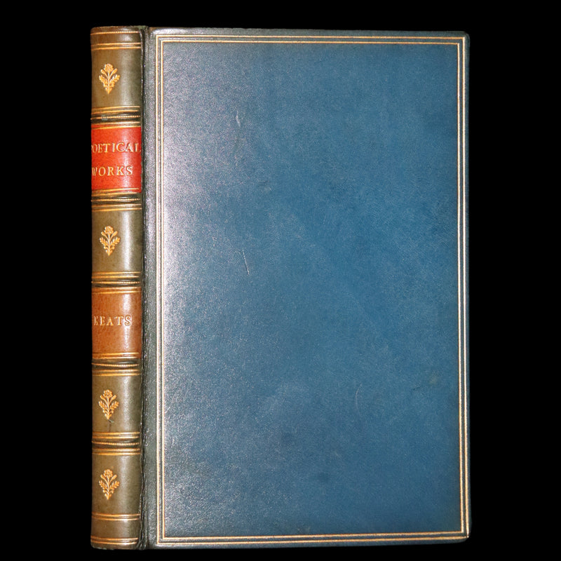 1929 Beautiful Book bound by Riviere & Son - The Poetical Works of John Keats. Ode on Melancholy.