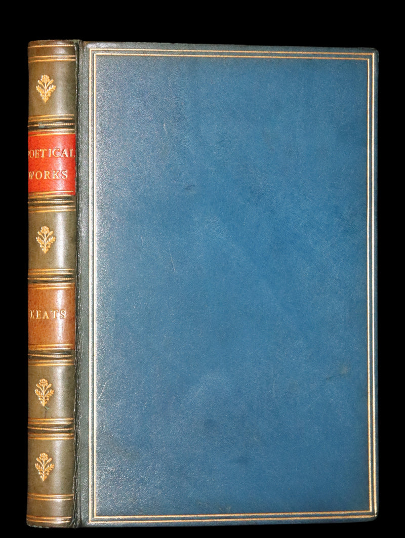1929 Beautiful Book bound by Riviere & Son - The Poetical Works of John Keats. Ode on Melancholy.