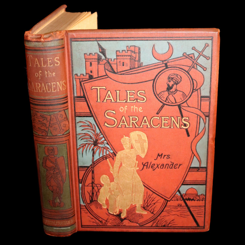 1890 Scarce Book - Tales of the Saracens by Alexandra Hutton. Illustrated.