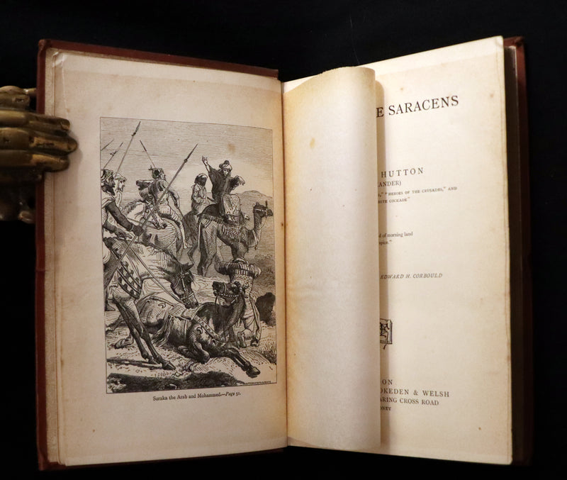 1890 Scarce Book - Tales of the Saracens by Alexandra Hutton. Illustrated.