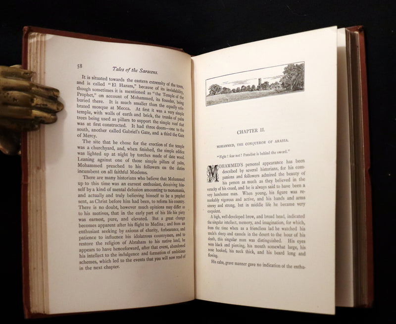 1890 Scarce Book - Tales of the Saracens by Alexandra Hutton. Illustrated.