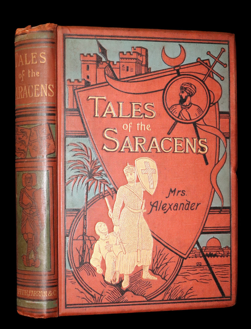 1890 Scarce Book - Tales of the Saracens by Alexandra Hutton. Illustrated.