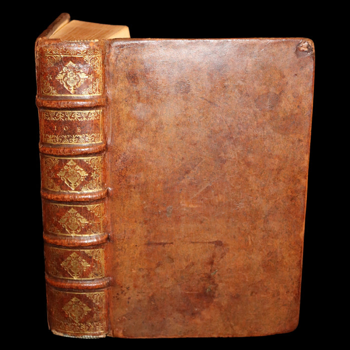 1699 Rare Latin French Book Bible - BOOK of JOB by Isaac-Louis Le Maistre de Sacy.