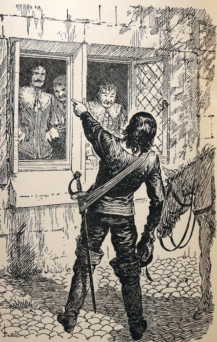 1932 First Edition Illustrated by A.E. Bentall - The Three Musketeers by Alexandre Dumas.