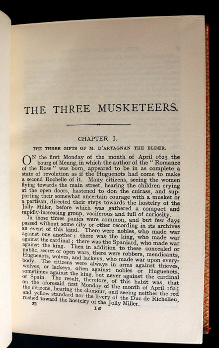 1932 First Edition Illustrated by A.E. Bentall - The Three Musketeers by Alexandre Dumas.