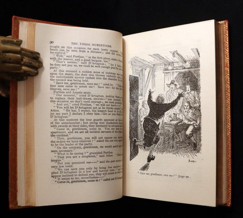 1932 First Edition Illustrated by A.E. Bentall - The Three Musketeers by Alexandre Dumas.