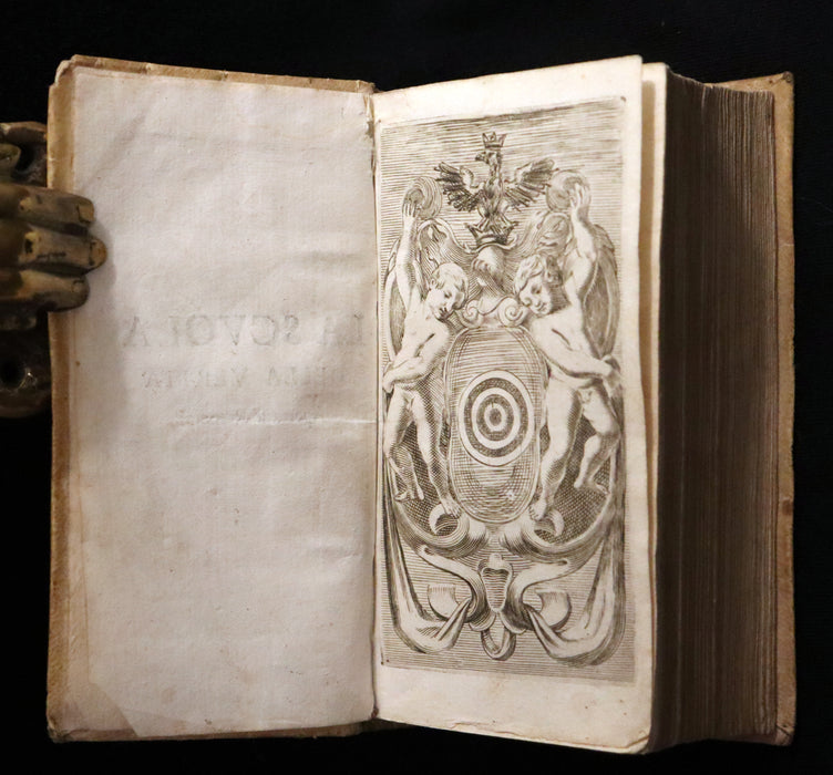 1655 Scarce Italian Vellum Book - The School of Truth - La Scuola della Verità by Luigi Giuglaris.