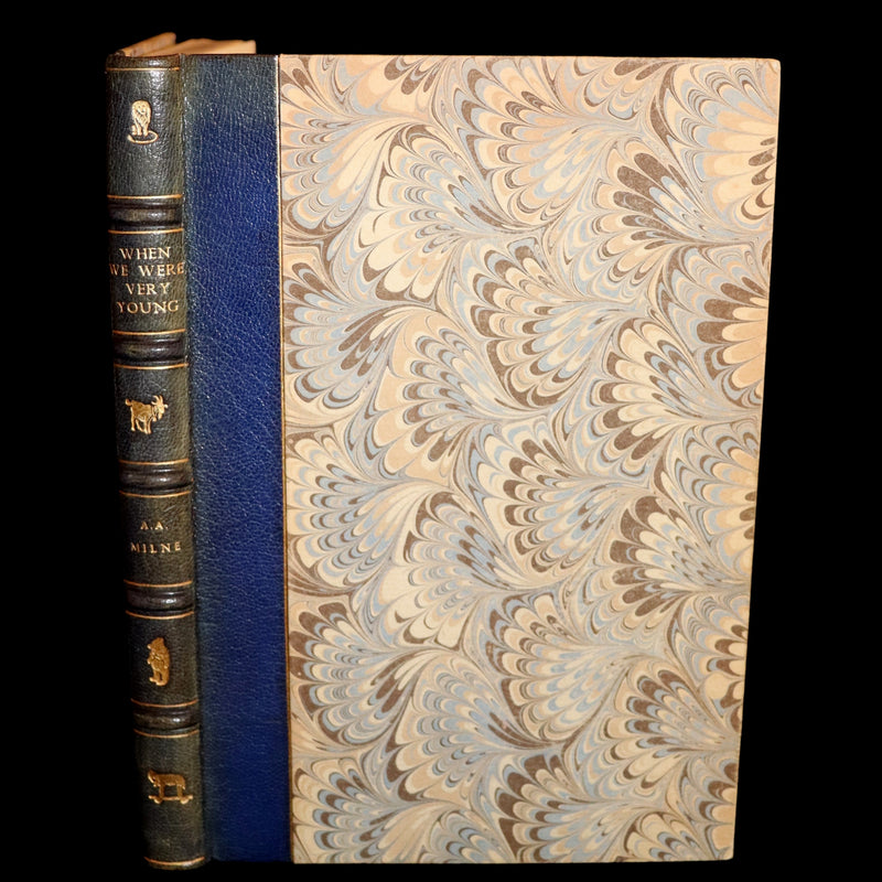 1956 Beautiful binding - When We Were Very Young by A. A. Milne & Ernest H. Shepard.
