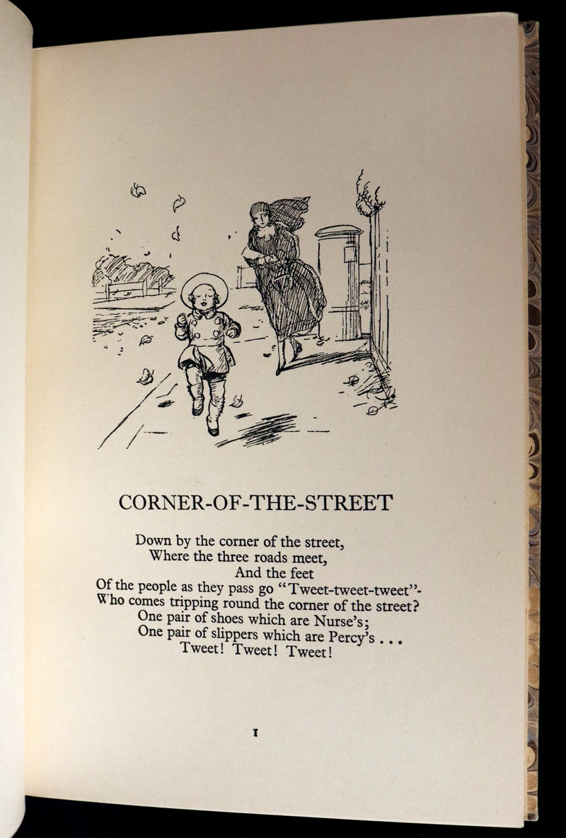 1956 Beautiful binding - When We Were Very Young by A. A. Milne & Ernest H. Shepard.