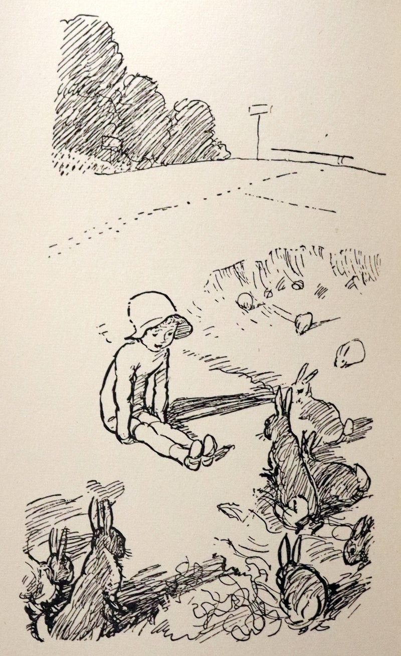1956 Beautiful binding - When We Were Very Young by A. A. Milne & Ernest H. Shepard.
