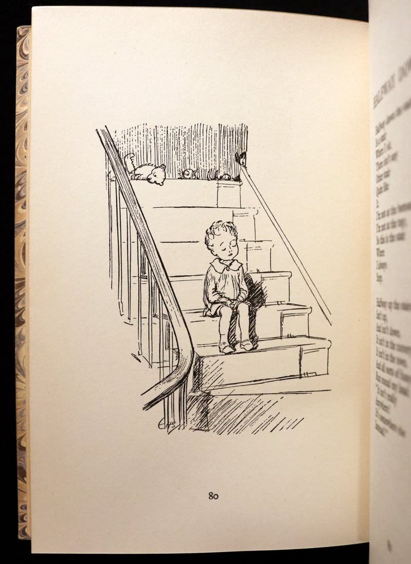 1956 Beautiful binding - When We Were Very Young by A. A. Milne & Ernest H. Shepard.