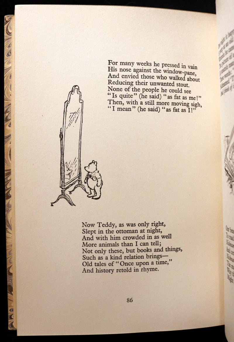 1956 Beautiful binding - When We Were Very Young by A. A. Milne & Ernest H. Shepard.
