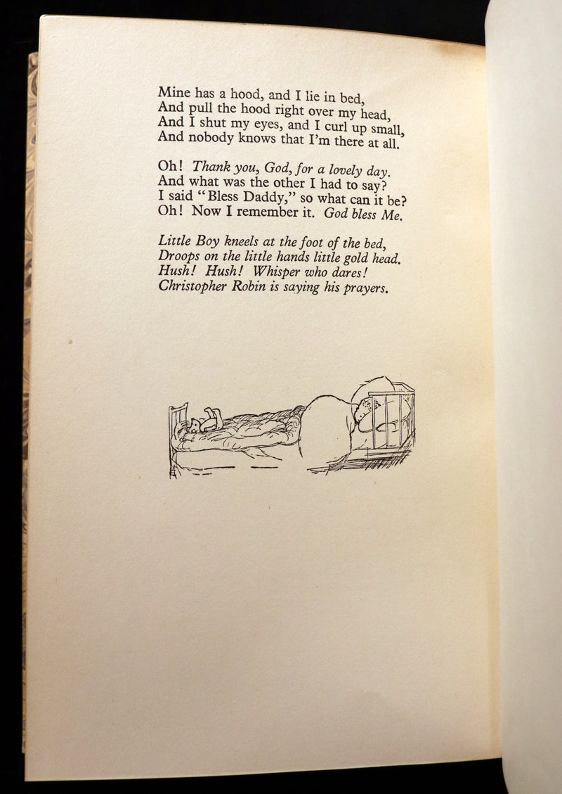 1956 Beautiful binding - When We Were Very Young by A. A. Milne & Ernest H. Shepard.