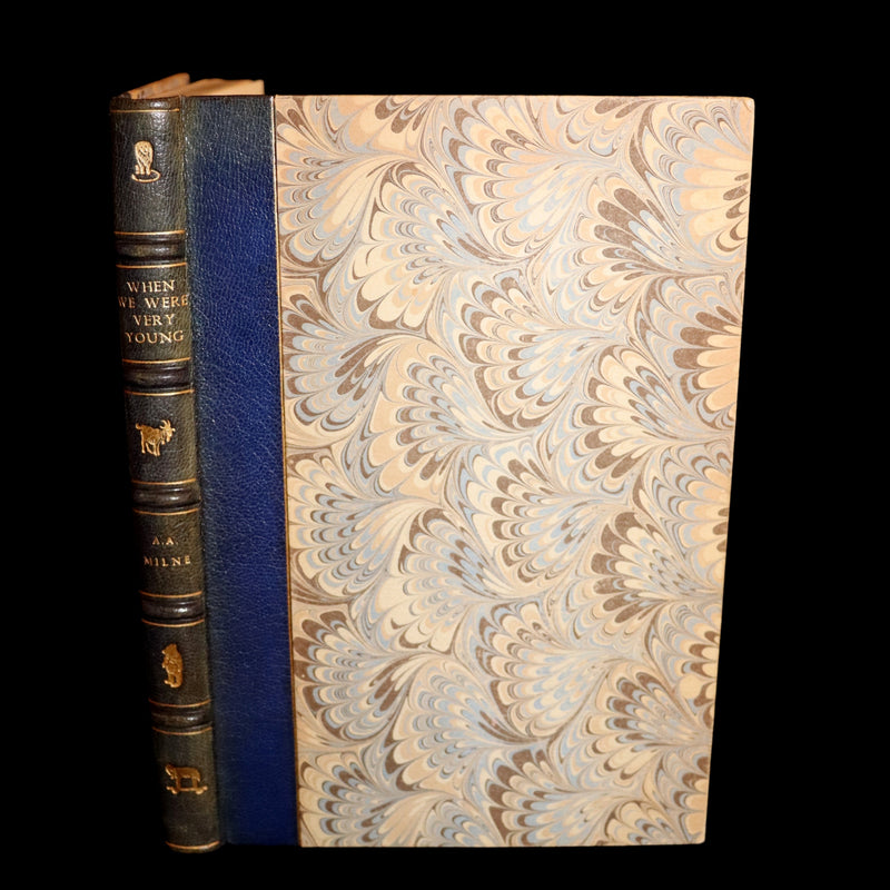 1956 Beautiful binding - When We Were Very Young by A. A. Milne & Ernest H. Shepard.