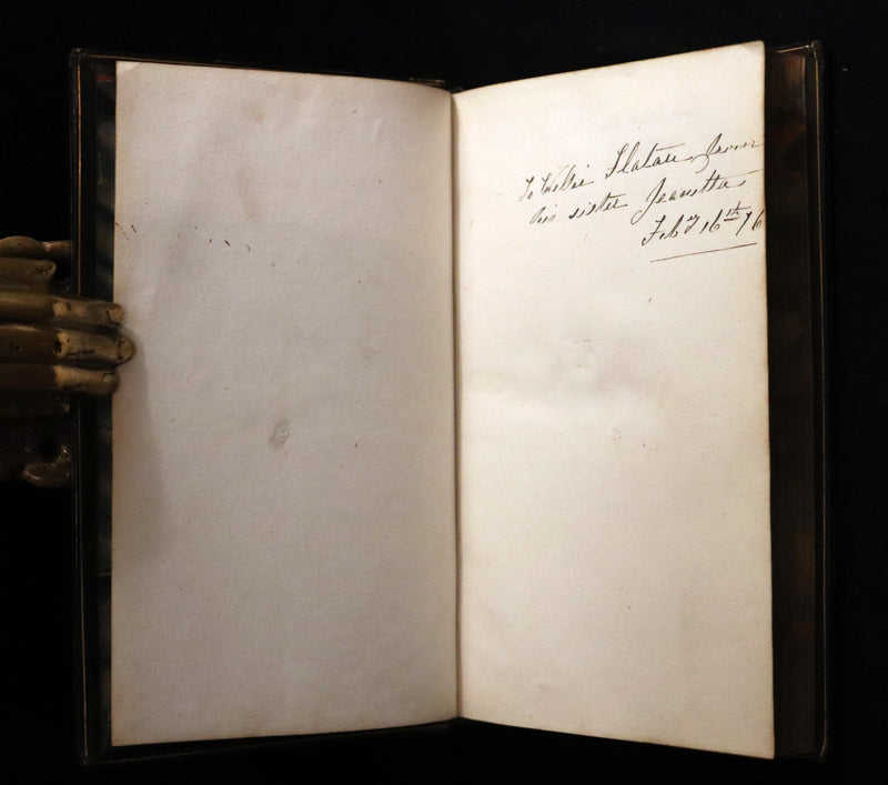 1828 Rare Book ~  The Course of Time: A Poem, in Ten Books by the Scottish poet Robert Pollok.