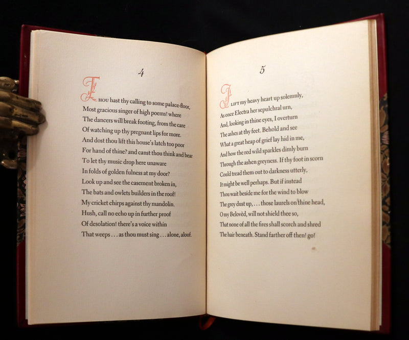 1940 Rare Book - Sonnets From the Portuguese, love sonnets by Elizabeth Barrett Browning.