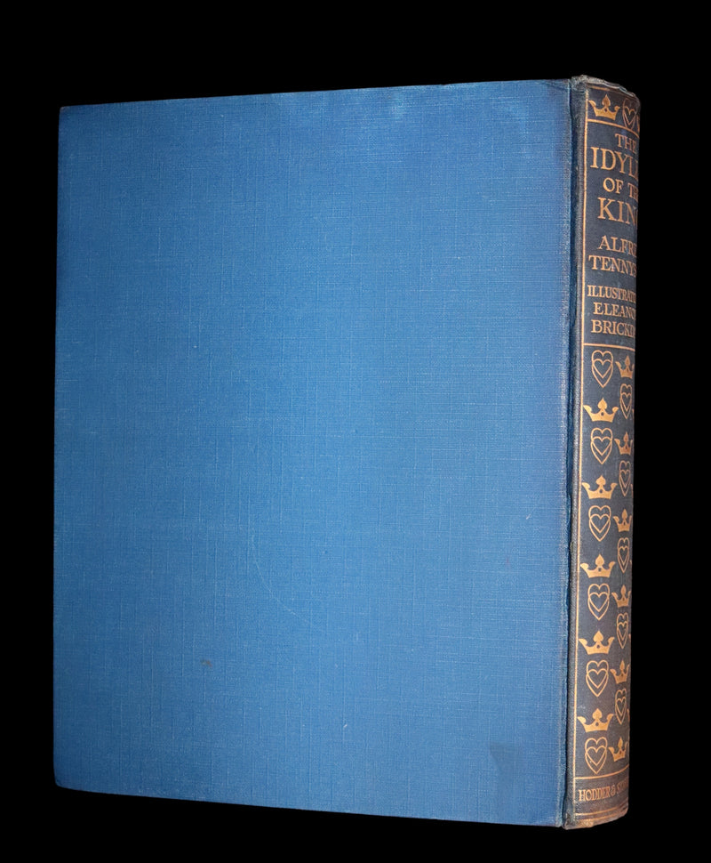 1911 First Edition Illustrated by Pre-Raphaelite Eleanor Fortescue Brickdale - Legend of King Arthur - Idylls of the King.