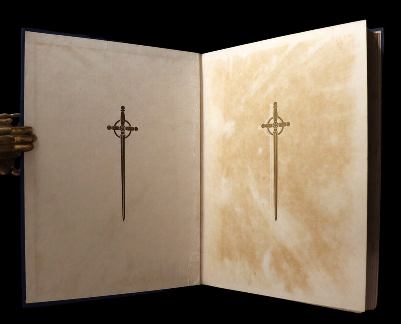 1911 First Edition Illustrated by Pre-Raphaelite Eleanor Fortescue Brickdale - Legend of King Arthur - Idylls of the King.