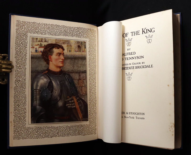 1911 First Edition Illustrated by Pre-Raphaelite Eleanor Fortescue Brickdale - Legend of King Arthur - Idylls of the King.