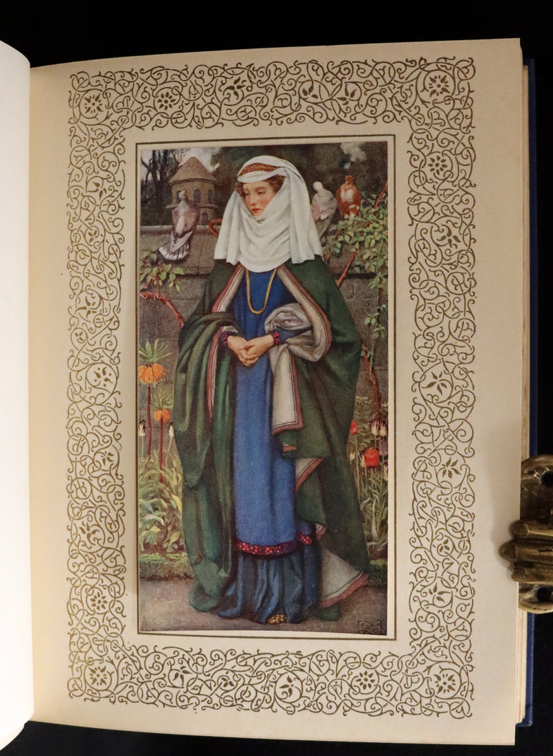 1911 First Edition Illustrated by Pre-Raphaelite Eleanor Fortescue Brickdale - Legend of King Arthur - Idylls of the King.