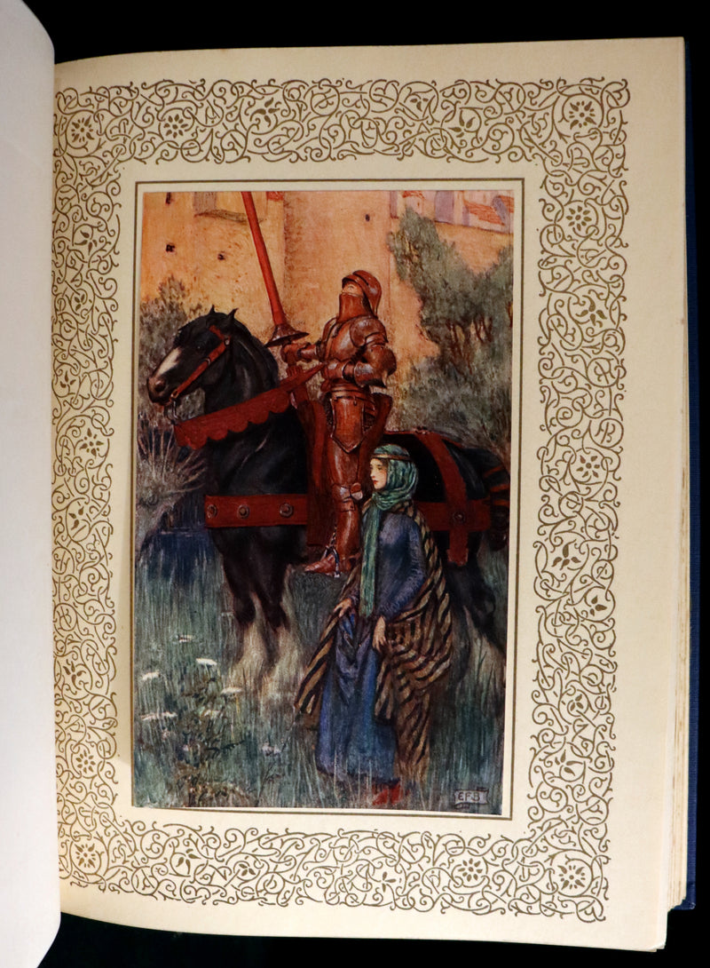 1911 First Edition Illustrated by Pre-Raphaelite Eleanor Fortescue Brickdale - Legend of King Arthur - Idylls of the King.