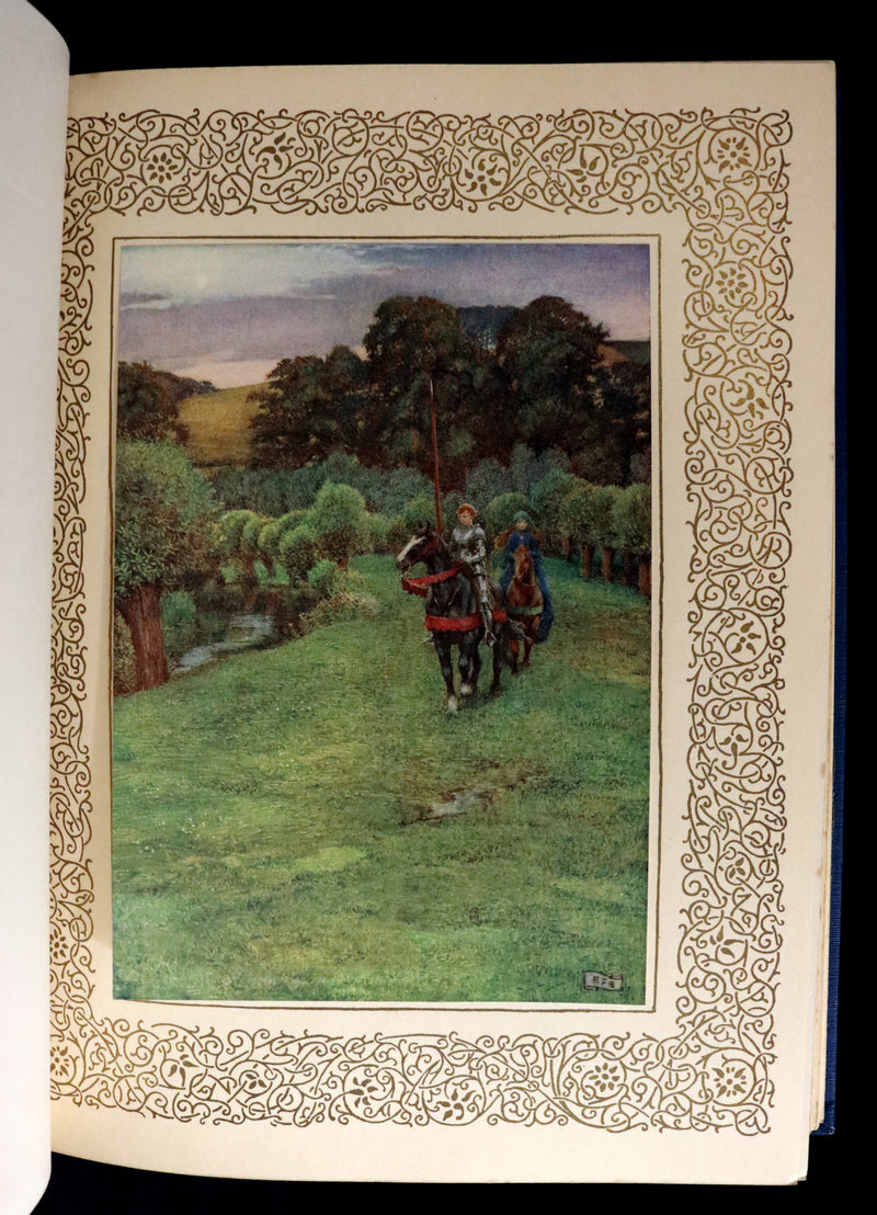 1911 First Edition Illustrated by Pre-Raphaelite Eleanor Fortescue Brickdale - Legend of King Arthur - Idylls of the King.