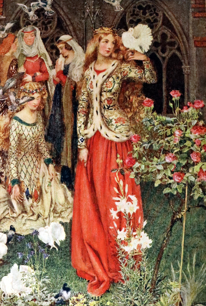 1911 First Edition Illustrated by Pre-Raphaelite Eleanor Fortescue Brickdale - Legend of King Arthur - Idylls of the King.