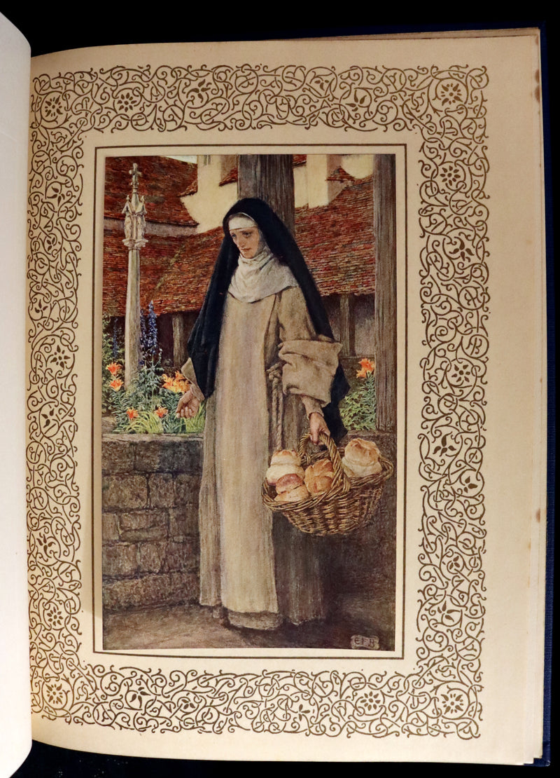 1911 First Edition Illustrated by Pre-Raphaelite Eleanor Fortescue Brickdale - Legend of King Arthur - Idylls of the King.