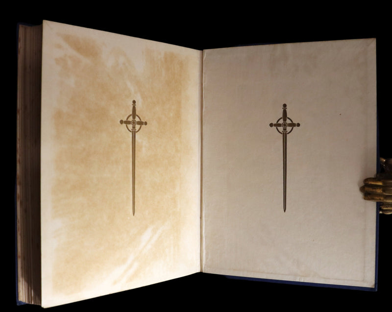 1911 First Edition Illustrated by Pre-Raphaelite Eleanor Fortescue Brickdale - Legend of King Arthur - Idylls of the King.