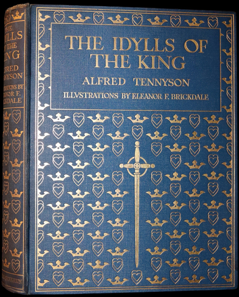 1911 First Edition Illustrated by Pre-Raphaelite Eleanor Fortescue Brickdale - Legend of King Arthur - Idylls of the King.