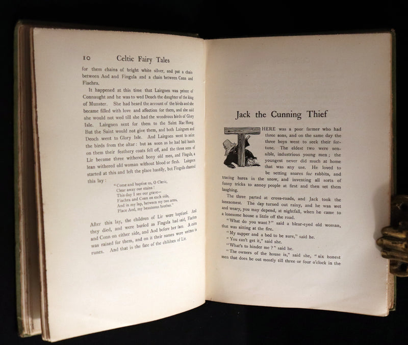 1894 Scarce First Edition - MORE CELTIC FAIRY TALES by Joseph Jacobs Illustrated by John D. Batten.
