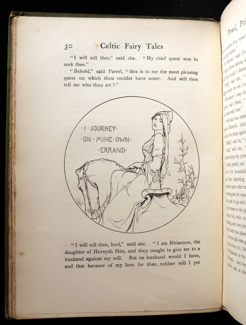 1894 Scarce First Edition - MORE CELTIC FAIRY TALES by Joseph Jacobs Illustrated by John D. Batten.