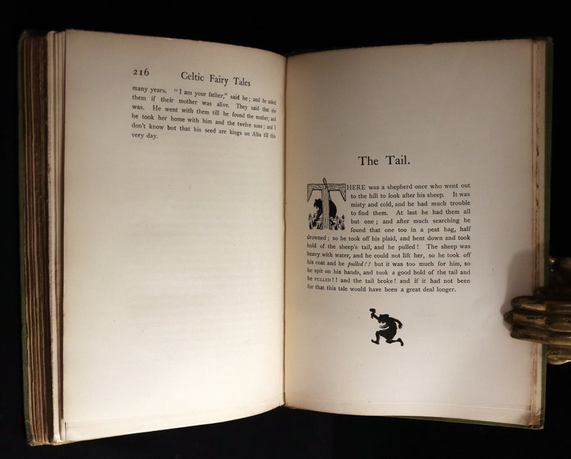 1894 Scarce First Edition - MORE CELTIC FAIRY TALES by Joseph Jacobs Illustrated by John D. Batten.