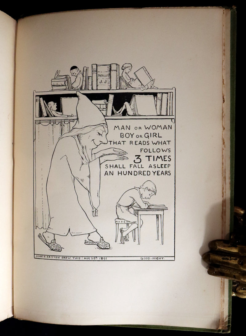 1894 Scarce First Edition - MORE CELTIC FAIRY TALES by Joseph Jacobs Illustrated by John D. Batten.