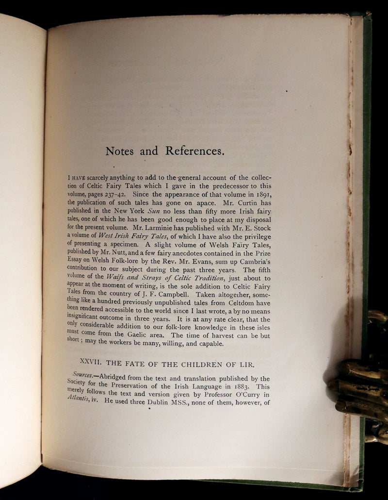 1894 Scarce First Edition - MORE CELTIC FAIRY TALES by Joseph Jacobs Illustrated by John D. Batten.