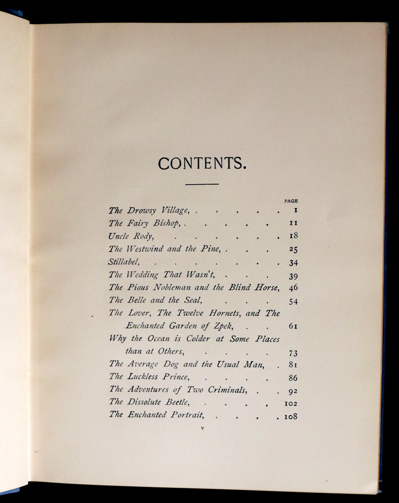 1892 Rare First Edition - Life's Fairy Tales by John Ames Mitchell.