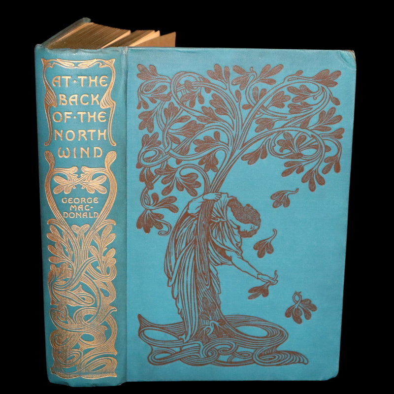 1905 Rare Book - AT THE BACK OF THE NORTH WIND by George MacDonald illustrated by Arthur Hughes.